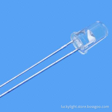 5mm Round LED Indicators with 590nm Wavelength, Viewing Angle of 30°